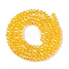 Electroplate Glass Beads Strands EGLA-A044-T2mm-B05-3