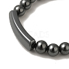 Non-Magnetic Synthetic Hematite Bracelets BJEW-E003-10-2
