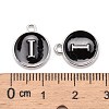 Platinum Plated Alloy Charms X-ENAM-S118-02I-P-3