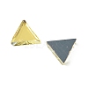 Mirror Surface Triangle Mosaic Tiles Glass Cabochons DIY-P045-15-3
