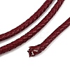 Braided Leather Cord with Core WL-F009-5mm-04-3