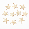 BENECREAT 20Pcs Brass Pendants KK-BC0004-50-4