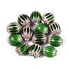 Handmade Millefiori Glass Barrel Beads LA-N002-19E-1