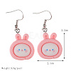Food Theme Resin Dangle Earrings FS-WGC167F-07-1