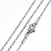 Non-Tarnish 304 Stainless Steel Necklaces STAS-P101-02P-1