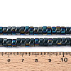 AB Color Plated Opaque Glass Beads Strands LS-GLAA-T026-3x6mm-P16-4