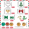 Christmas Theme Acrylic Beads Set OACR-SP0001-20B-2