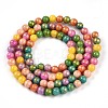 Natural Mashan Jade Beads Strands G-A255-A01-04C-2