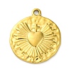 Ion Plating(IP) 304 Stainless Steel Pendants STAS-K293-08G-1