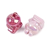 UV Plating Opaque Acrylic Beads MACR-C036-11-3