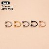 G23 Titanium Circular/Horseshoe Barbell Nose Rings WGFD71D-02-1
