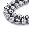 Terahertz Stone Beads Strands G-D461-13D-3