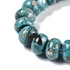 Dyed Synthetic Imperial Jasper Beads Strands G-P529-E01-A05-2