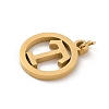 304 Stainless Steel Charms
with Jump Ring LS-STAS-R001-02G-T-2