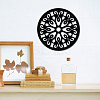 Laser Cut Basswood Wall Sculpture WOOD-WH0123-084-7