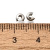 304 Stainless Steel Crimp Beads Covers LS-X-STAS-P239-34P-03-3