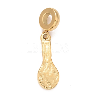 304 Stainless Steel European Dangle Charms STAS-I194-22G-1