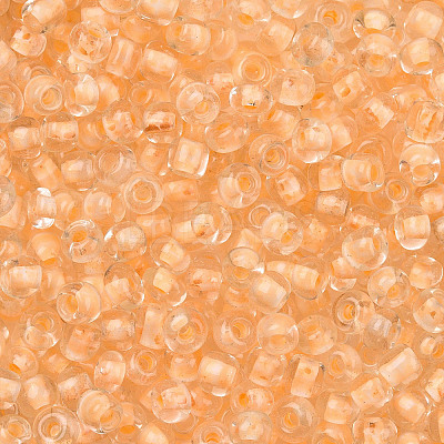8/0 Transparent Inside Colours Glass Seed Beads SEED-R051-09B-02-1