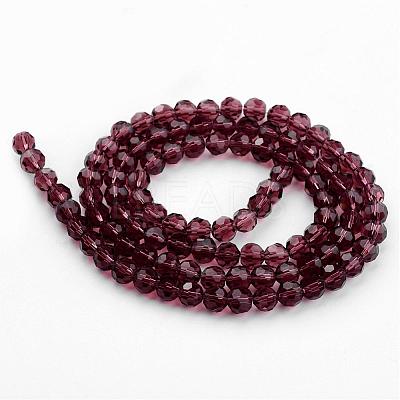 Transparent Glass Bead Strands GLAA-G013-8mm-59-1