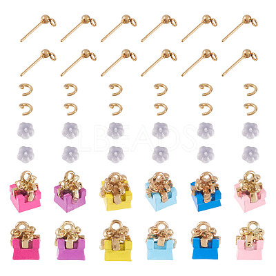 DIY Dangle Earring Making Kit DIY-TA0006-69-1