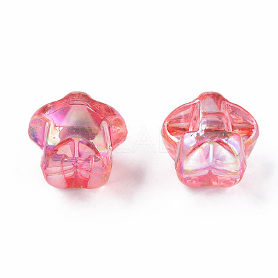 1-Hole Transparent Acrylic Buttons MACR-S373-129-C08-1