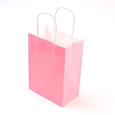 Pure Color Kraft Paper Bags AJEW-G020-A-11-1