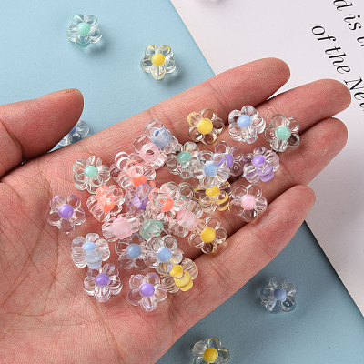 Transparent Acrylic Beads X-TACR-S152-06A-1
