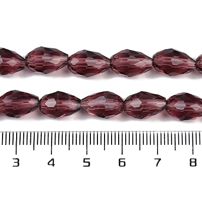 Transparent Glass Beads Strands LS-EGLA-N013-T10mm-D03-1