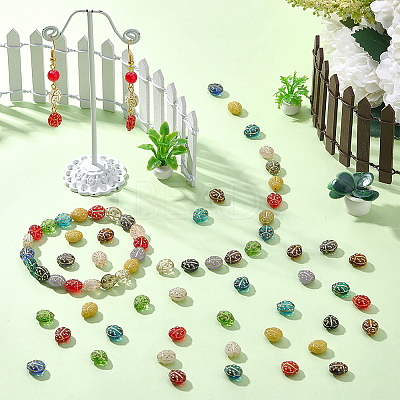 80Pcs Glass Beads GLAA-PA0001-48-1