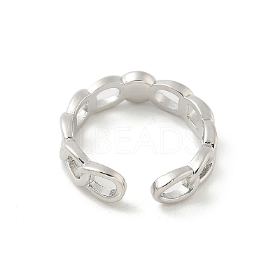 Brass Cup Peg Open Cuff Ring Settings KK-G518-02P-03-1