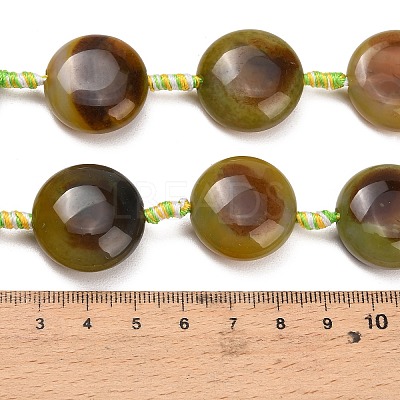 Natural Agate Beads Strands G-A321-L04-01-1