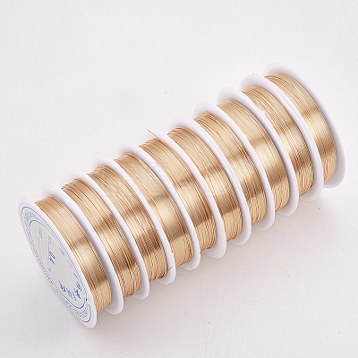 Round Copper Jewelry Wire CWIR-Q006-0.4mm-KC-1