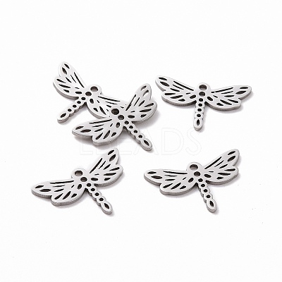 Non-Tarnish 201 Stainless Steel Filigree Joiners Links STAS-S105-JN868-1-1