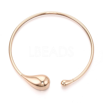 Alloy & Iron Choker Necklaces NJEW-T018-08G-1