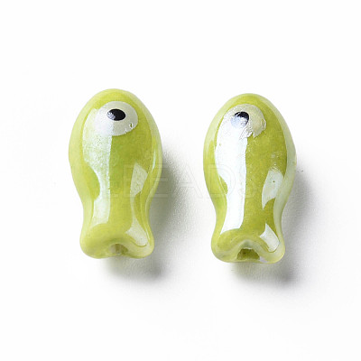 Handmade Porcelain Beads PORC-T007-06-1