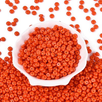 Opaque Colours Glass Seed Beads SEED-Q042-01A-D04-1