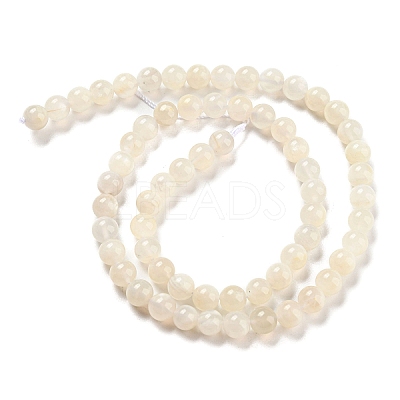 Natural White Moonstone Beads Strands LS-G-F306-05AB-6mm-01-1