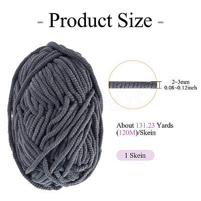 1 Skein Soft Crocheting Yarn WCOR-TADJ0001-01D-1