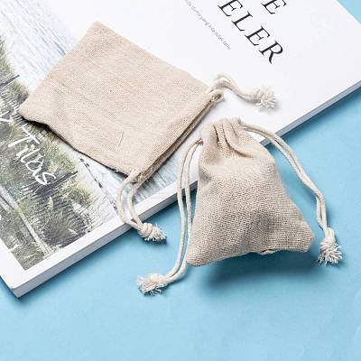 Cotton Packing Pouches Drawstring Bags ABAG-R011-8x10-1