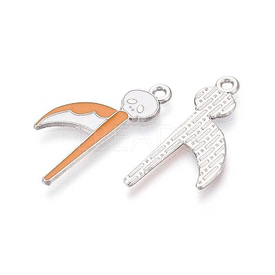 Halloween Theme Alloy Enamel Pendants ENAM-T022-54P-09-1