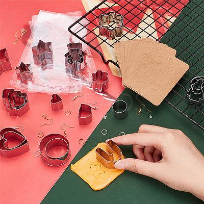 DIY Christmas Earring Making Finding Kit DIY-WH0387-96-1