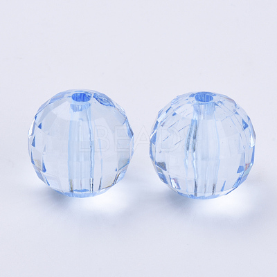 Transparent Acrylic Beads TACR-Q254-8mm-V41-1
