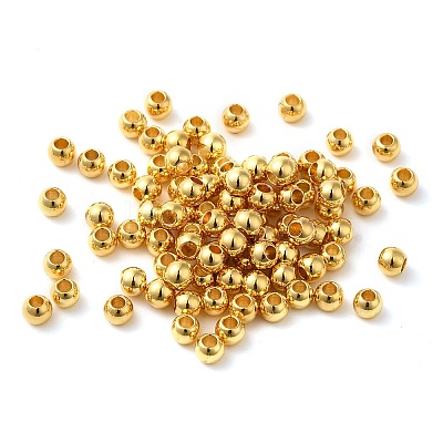 Brass Beads KK-Z062-01G-03-1