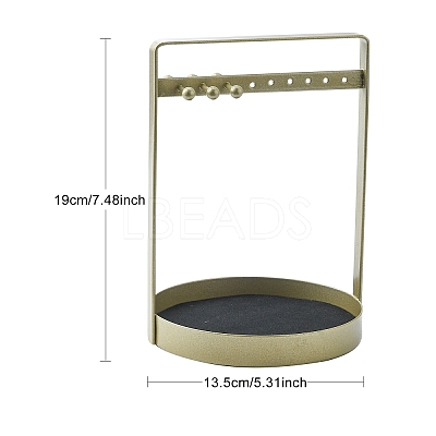 Iron Jewelry Display Stands with Trays ODIS-M005-01B-1