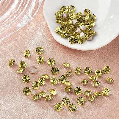 Preciosa&reg MAXIMA Crystal Round Stones Y-PRC-RBSS12-80250-1