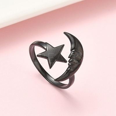 304 Stainless Steel Cuff Open Rings LS-RJEW-D338-02B-EB-1
