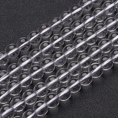 Synthetic Quartz Crystal Beads Strands X-GSR8mmA039-1-1