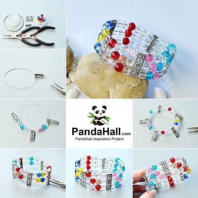 Spray Painted Crackle Glass Beads CCG-PH0002-12-1