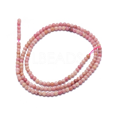 Natural Rhodonite Beads Strands X-G-A177-04-16-1