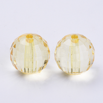 Transparent Acrylic Beads TACR-Q254-12mm-V-1